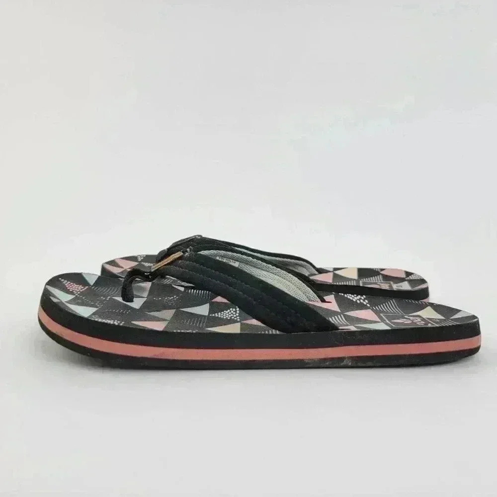 Reef Ahi Geometric Rainbow Flip Flop Sandals - Picture 5 of 7